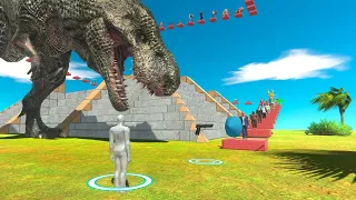 Deadly FPS Parkour Around T-Rex - Animal Revolt Battle Simulator