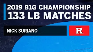 Path to the 133 LB Title: Every Nick Suriano Match at the 2019 B1G Wrestling Championships