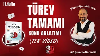 Türev Konu Anlatımı | Tek Video | 3D Kamp 11.Hafta | PDF #öğrenmegarantili