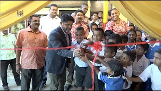 Fijian Attorney-General officiates at the opening of the new Nalovo Sangam School hall