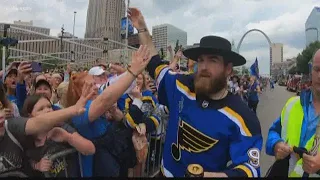 Sights and sounds from Saturday's Blues parade and rally