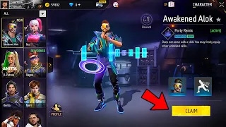 AWAKENED ALOK 😱 FREE BUNDLE + FREE EMOTE 🎁 FREE FIRE