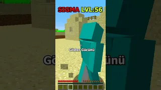 Minecraft ta Sigma Testi Yaptım !! #shorts