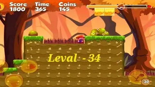 Super Bino Go -  Adventure  Jungle  Part 34 Level - 34 ( Android ) @user-GameG0001