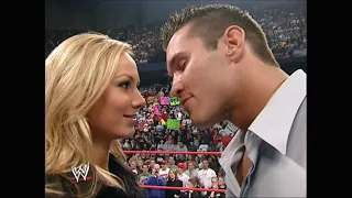 Randy Orton Kisses Stacy Kiebler 3-21-05