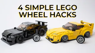 4 Easy LEGO Car Wheel Hacks