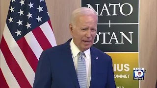 Biden attends NATO summit in Lithuania as Ukraine-Russia war rages on