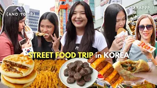 Filipinos Try Korean Streetfood in The Biggest Traditional Market 🇰🇷 Namdaemun Market Tour !