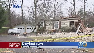 Officials Investigating After Explosion Levels Bucks County Home