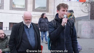 Kundgebung zu „Vermittlungsgesprächen“ in Sachen Stuttgarter Hausbesetzung - Verhandlungsergebnis