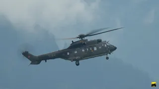 Swiss Super Puma - powerfull Helicopter Display - Airpower 2019