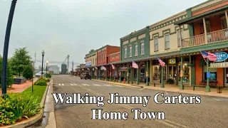 Walking Jimmy Carters Home Town - Plains, Georgia