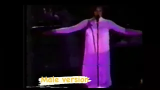 Whitney Houston - Greatest Love Of All Live 1992 Las Vegas MALE VERSION