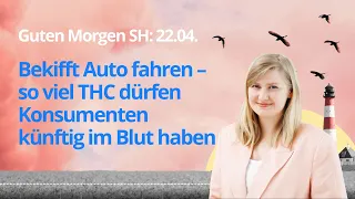 Guten Morgen SH: 22.04. Bekifft Auto fahren – so viel THC dürfen Konsumenten künftig im Blut haben