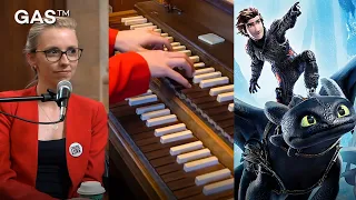 How To Train Your Dragon Theme on Organ! Anna Lapwood Plays...