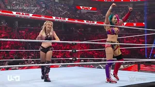 WWE RAW ASUKA & ALEXA BLISS VS NIKKI ASH & DOUDROP 08/16/22