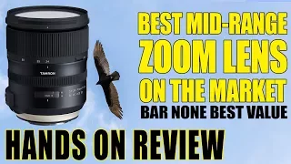 Best Mid-Range Zoom Lens On The Market! Hands On Review TAMRON SP 24-70MM F/2.8 Di VC USD G2