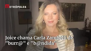 Joice Hasselmann chama Carla Zambelli de "burr@" e "b@ndida" ao falar sobre possível cassação