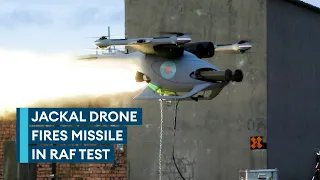 Jackal drone fires Martlet missiles for first time in RAF trials