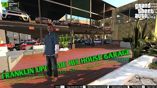 FRANKLIN UPGRADE HIS HOUSE GARAGE |  #gta #gameplaymalayalam