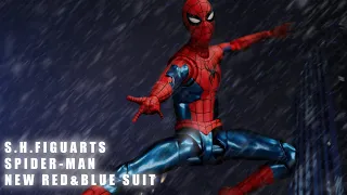 SHF REVIEW : S.H.Figuarts Spider-Man New Red & Blue Suit | No Way Home | SHF | Unbox