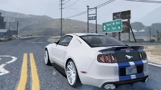 GTA V - 2013 NFS Movie Mustang Add On EnRoMovies _REVIEW