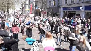 Norwich Flash Mob 16th April 2014 - Shake Your Tail Feather