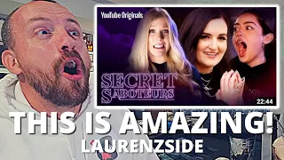CRAZY REACTION! LaurenzSide I Forced 8 YouTubers To Lie To Each Other For $100,000! SECRET SABOTEURS