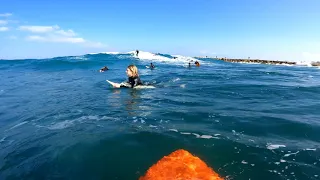 גו פרו 9 גלישה טווין Gopro hero9  5'5 twinfin Troy Elmore fried fish