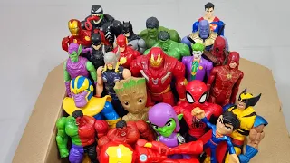 THANOS VS GROOT VS SPIDERMAN VS CAPTAIN AMERICA VS IRONMAN VS HULK SUPERHERO AVENGERS UNBOXING