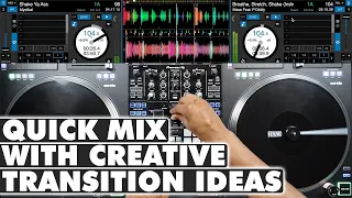 Quick DJ Mix using Rane Twelves | Creative Transition and Scratch Ideas