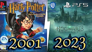 Evolution of Harry Potter Games [2001-2022] NEW HOGWARTS LEGACY GAMEPLAY REVEALED! PS1-PS5