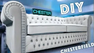 Sofa do it yourself. Sofa Chesterfield Изготовление дивана Chesterfield своими руками