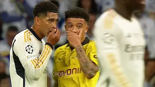 Jadon Sancho watching Vini