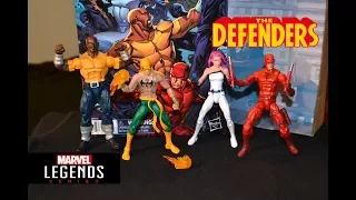 Marvel Legends DEFENDERS Amazon Exclusive 4 Pack Box set!Luke Cage,Iron Fist,Daredevil,Jessica Jones