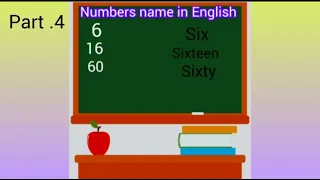 Part. 4 Math Numbers in English |math activities | math number for kids #maths  #activitiesforkids