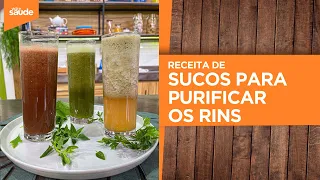 Receita: Sucos para purificar os rins (23/06/23)