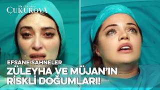 Müjgan ve Züleyha aynı anda doğuma giriyor! - Bir Zamanlar Çukurova