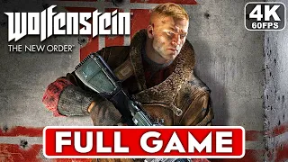 WOLFENSTEIN THE NEW ORDER Gameplay Walkthrough Part 1 FULL GAME [4K 60FPS PC ULTRA] - No Commentary