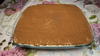 Quickly prepare Tiramisu cake  Готовим быстро торт Тирамису