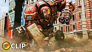 Iron Man Hulkbuster vs Hulk - Duel of Johannesburg | Avengers Age of Ultron (2015) Movie Clip HD 4K