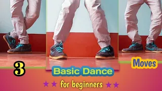 Basic Dance Steps For Beginners | 3 Simple Dance Moves | How To Learn Dance At Home | SB Dance |