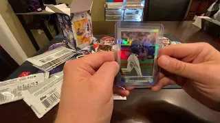 2022 Topps Chrome Baseball Blaster Box Break.  Huge Rookie Refractor Hit!!!