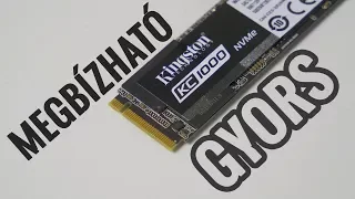 Ha az igazit keresed! | Kingston KC1000 NVMe SSD teszt