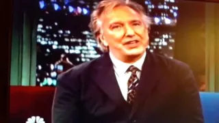 Alan Rickman & Jimmy Fallon