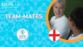 ENGLAND Team-mates: BETHANY ENGLAND & JESS CARTER | #WEURO 2022