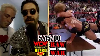 WWF RAW vs. WCW Nitro - May 15, 2000 Full Breakdown - Rock & Michaels Return - Flair Wins WCW Title