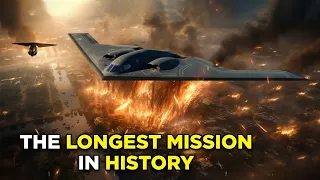 The B-2 holds the RECORD for the LONGEST aerial mission in HISTORY