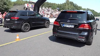 Mercedes-Benz GLE63 AMG vs Jeep Cherokee Trackhawk