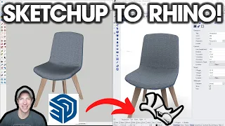 How to Import SKETCHUP Files into Rhino!